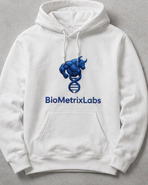 BiometrixLabs Hoodie — White