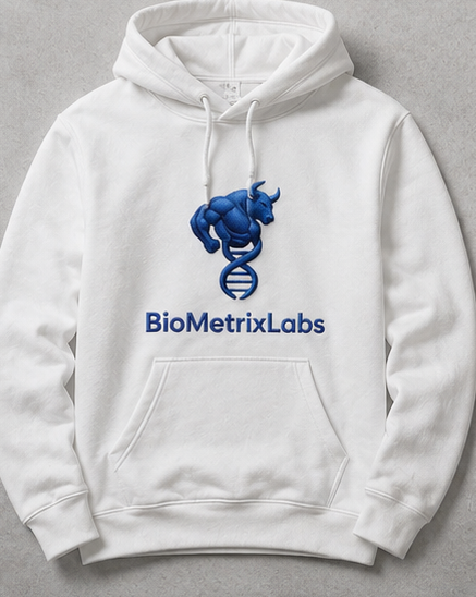 BiometrixLabs Hoodie — White