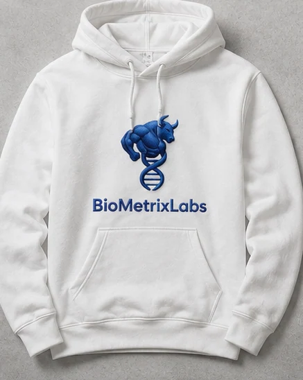BiometrixLabs Hoodie — White