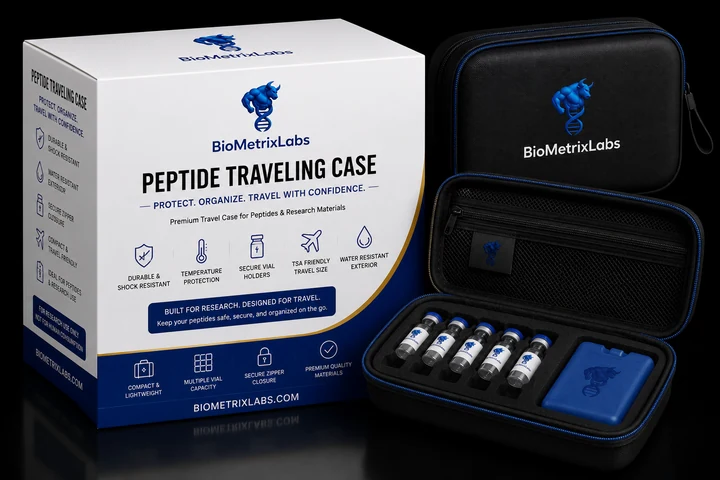 BiometrixLabs Peptide Travel Case